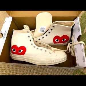 Converse Comme des Garcons size 8 men’s 10 women’s